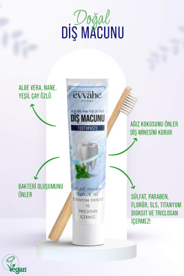 Aloe Vera, Nane, Yeşil Çay Özlü Diş Macunu (90gr) - 3