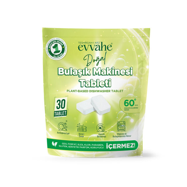 Bitkisel Bulaşık Makinesi Tableti (30 Tablet) - 1
