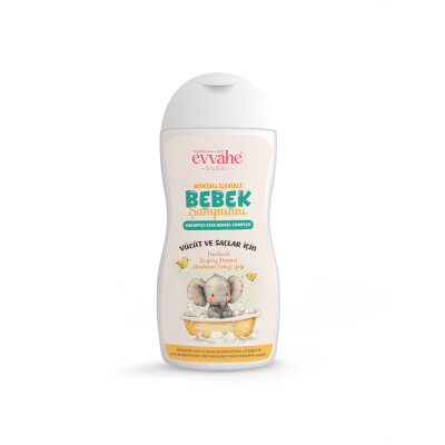 Bitkisel İçerikli Bebek Şampuanı (190 ml) - EVVAHE DOĞAL