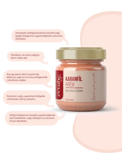 Karanfil (Ferahlatıcı Koku) Krem (40ml) - 2