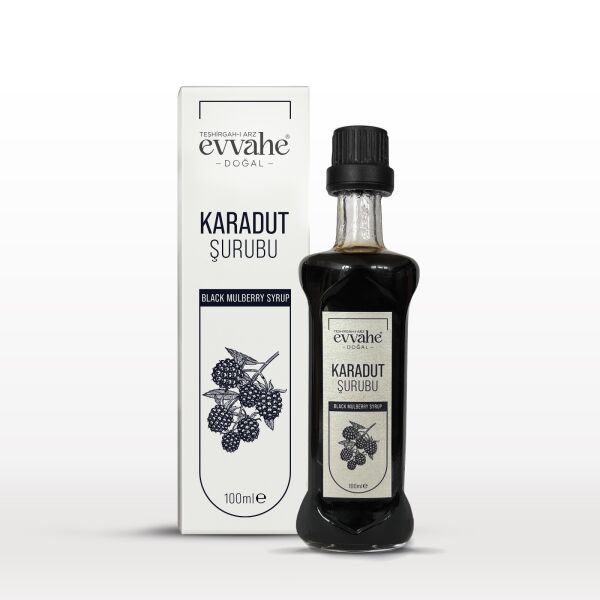 Karadut Şurubu 100ml - EVVAHE DOĞAL