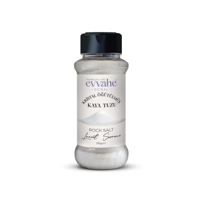 Kristal Öğütülmüş Kaya Tuzu 210 Gr. 
