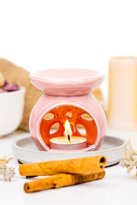 Seramik Buhurdanlık (Pembe) - 1